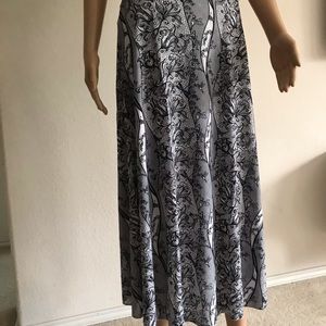 Beautiful woman’s long skirt